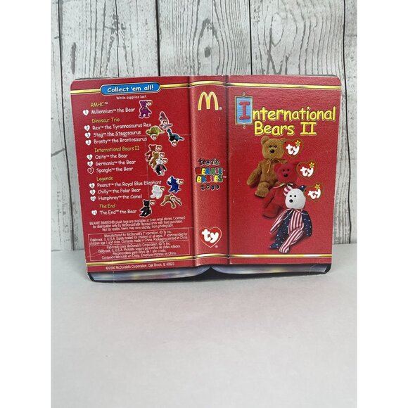 TY Teenie BEANIE BABIES "Spangle The BEAR" International 1999 Bears McDonalds - Picture 4 of 11